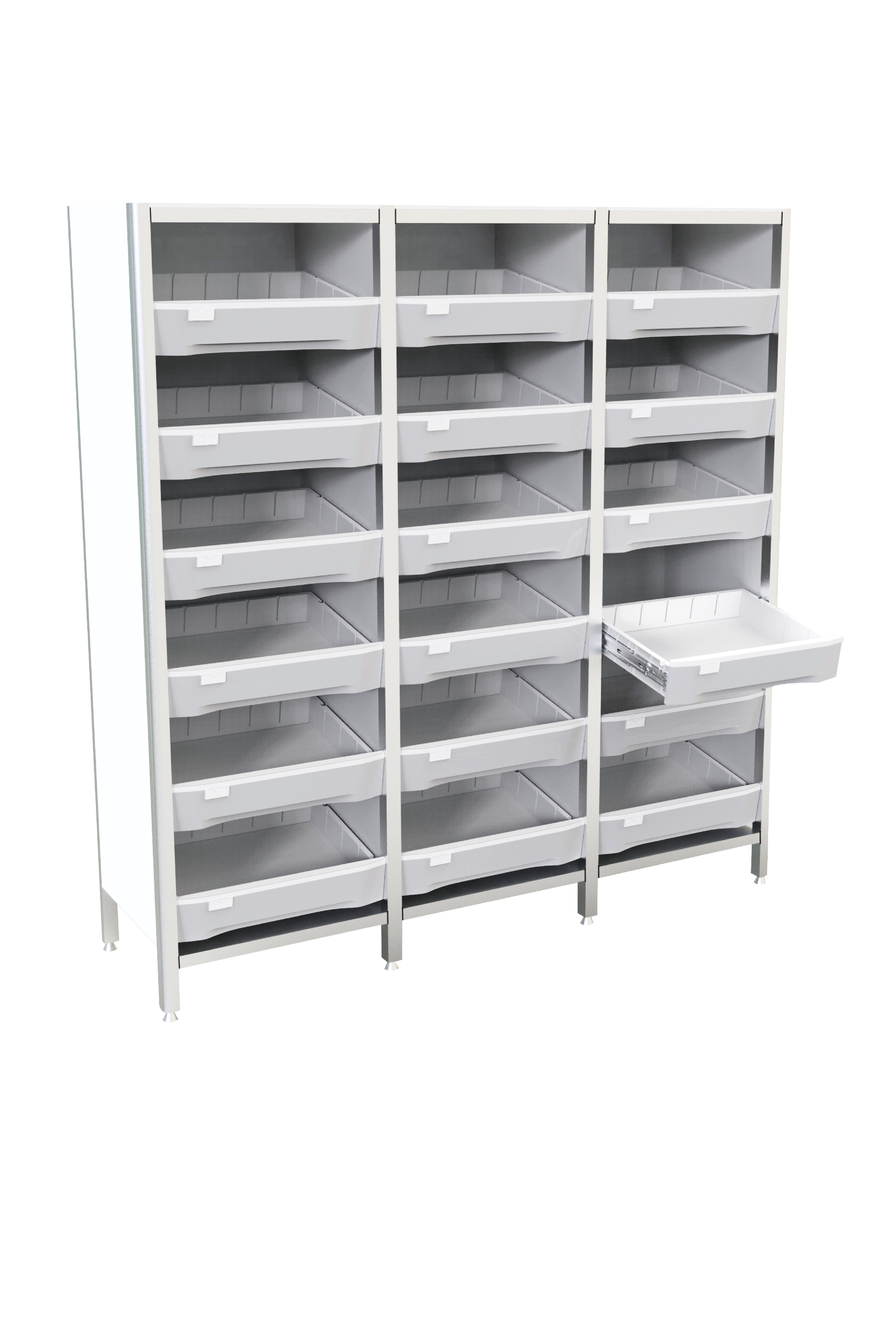 輕型鋁合金貨架（抽屜式）